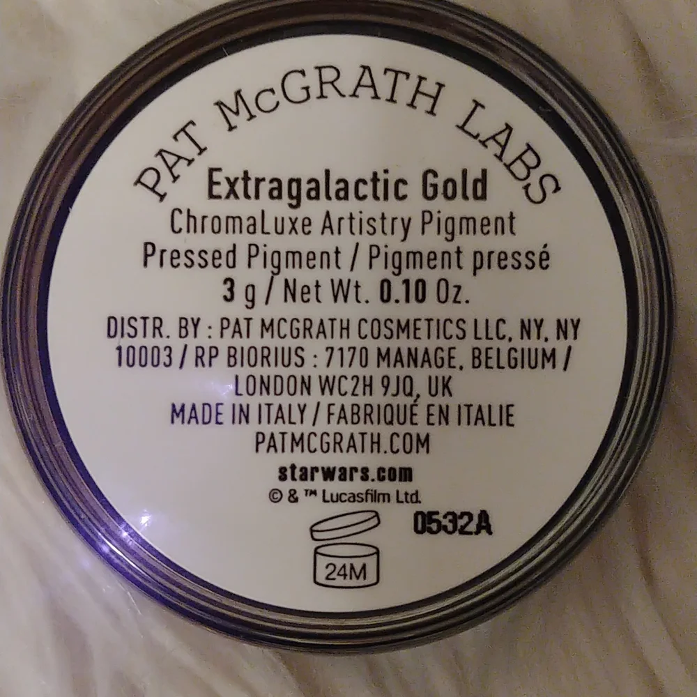 💝FIRM! NWT PAT MCGRATH LABS STAR WARS CHROMALUXE ARTISTRY PIGMENT EXTRAGALACTIC